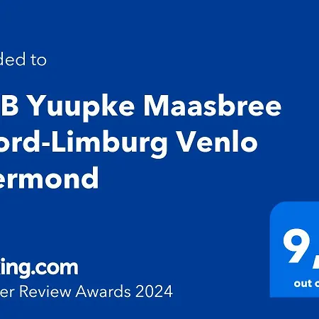 B &b Yuupke Noord-limburg Venlo Roermond 4* Maasbree